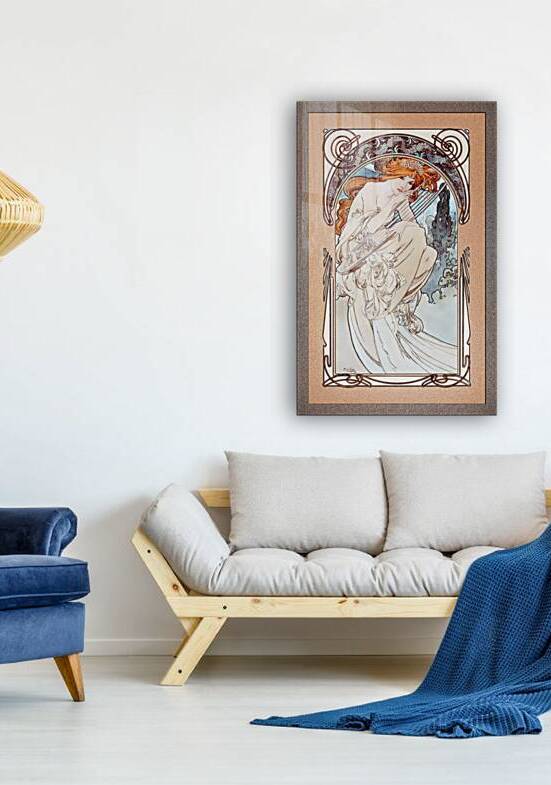 Allegorie de la Musique by Alphonse Mucha Remastered Xzendor7 Vintage Art Old Masters Reproductions by xzendor7