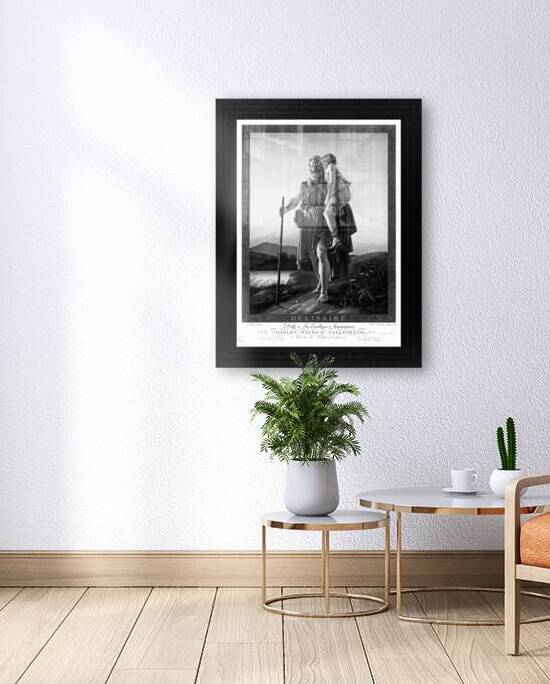 Belisarius Engraving by Baron Auguste Desnoyers Remastered Xzendor7 Classical Fine Art Old Masters Reproductions by xzendor7
