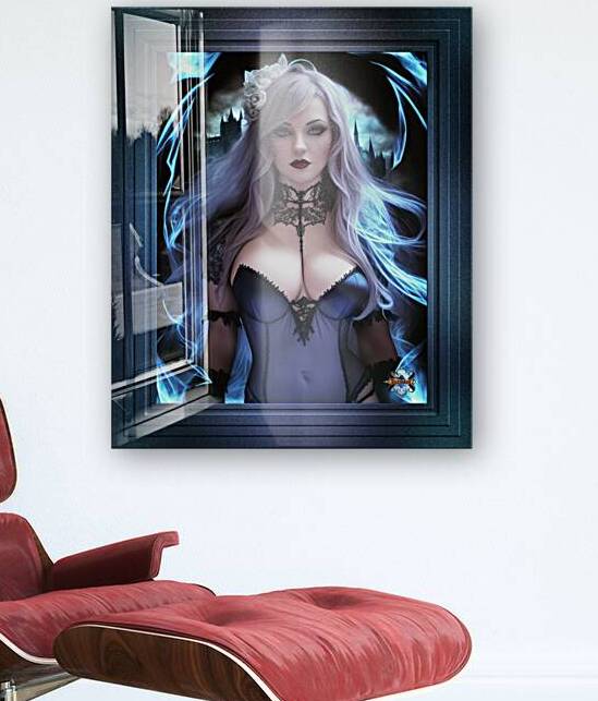 Gothic Princess Of Castle Menistoc Sci-Fi Fantasy AI Concept Art by Xzendor7 by xzendor7