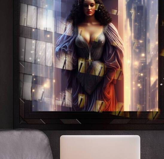 The Passing Of An Era - An Art Deco Allegory Of Beautiful Elegance AI Concept Art by Xzendor7 by xzendor7