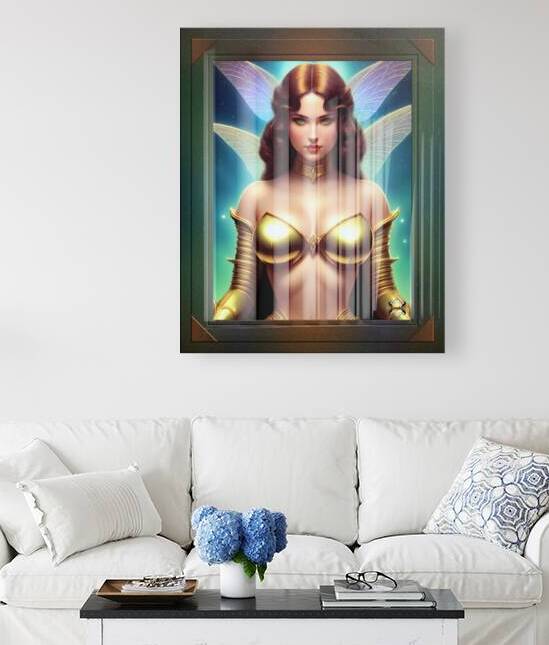 Space Fairy Of The Golden Age Mystical Fantasy AI Concept Art by Xzendor7 by xzendor7