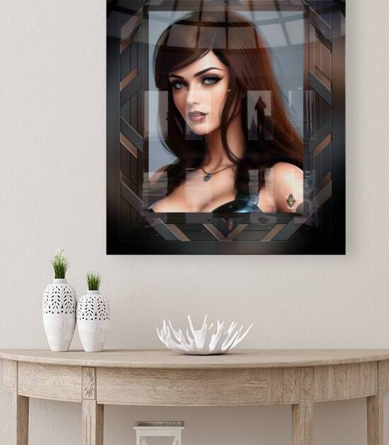 Portrait Of Maciana De Manchiani A Beautiful Fantasy AI Concept Art by Xzendor7 by xzendor7