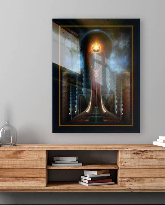 Torch Stone Tower The Tower Of Acronis Fractal Art Fantasy Composition by Xzendor7 by xzendor7