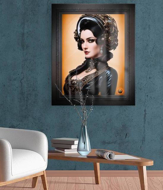 Steampunk Portrait Of Calistacia Veneta Alluring And Beautiful AI Concept Art by Xzendor7 by xzendor7