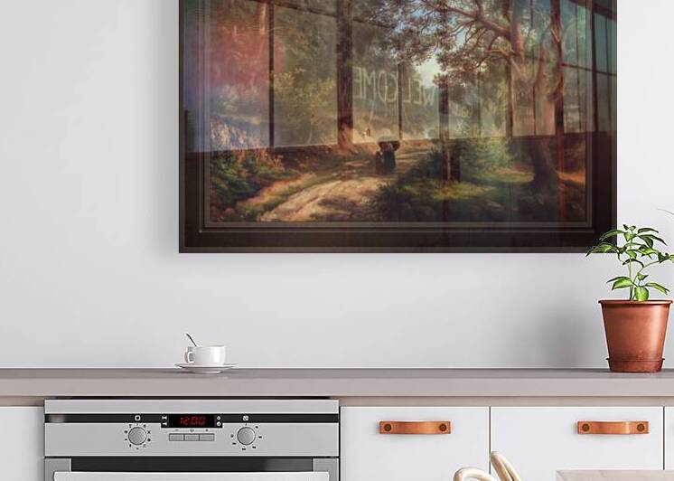 Landscape in Germany by Victoria Aberg Remastered Xzendor7 Classical Fine Art Old Masters Reproductions by xzendor7
