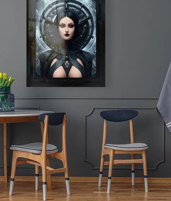 The Dark Gothic Beauty Of Empress Stanaccia Velvius Captivating AI Concept Art by Xzendor7 by xzendor7
