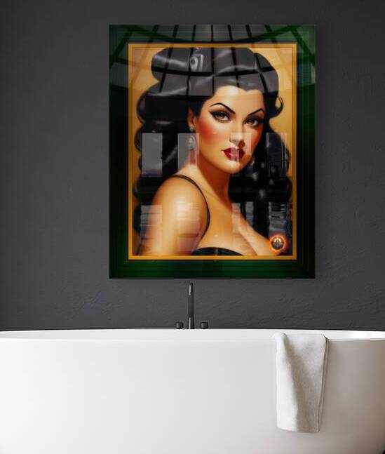 Anthania Luccia Pulp Fiction Portrait - A Beautiful Captivating AI Concept Art by Xzendor7 by xzendor7