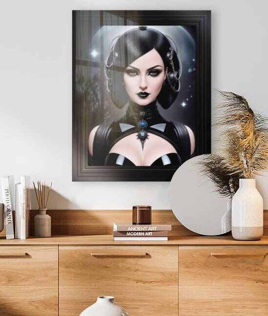 The Gothic Beauty Prielana Voscoveki A Gorgeous AI Concept Art Portrait by Xzendor7 by xzendor7