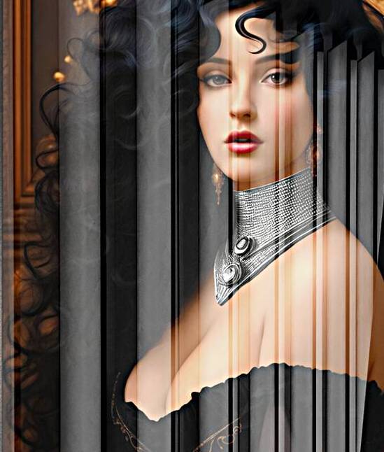 Lady Astina Mativlovski Mistress Of Ravenaire Castle A Gorgeous AI Concept Art Portrait by Xzendor7 by xzendor7