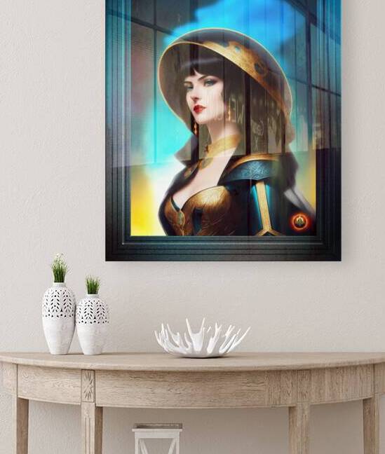 Portrait Of La Granduchessa Dianina Ditucci Elegant And Beautiful AI Concept Art by Xzendor7 by xzendor7