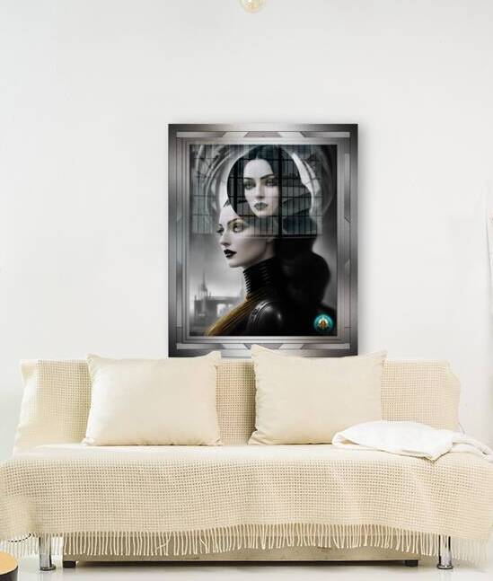 Her Hidden Thoughts Revealed Sci-Fi Captivating AI Concept Art Portrait by Xzendor7 by xzendor7