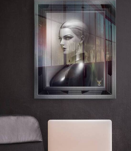 The Blonde Eagle Captivating AI Concept Art Portrait by Xzendor7 by xzendor7