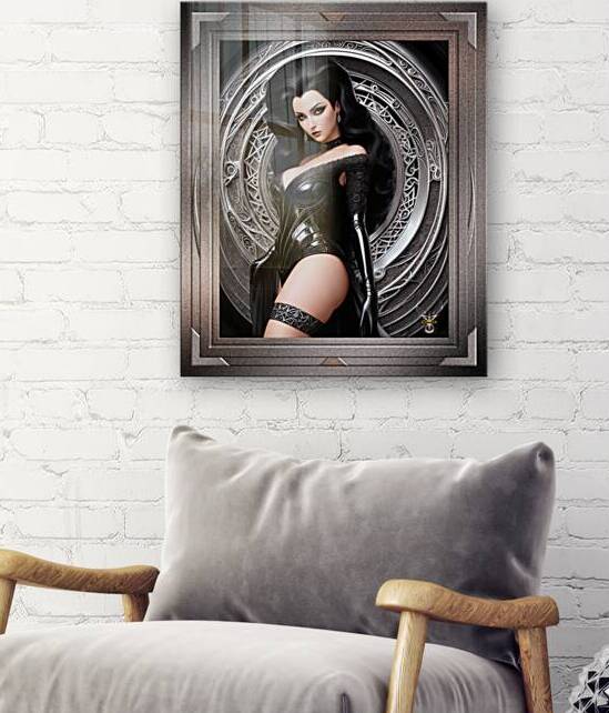 Stacia Artilicus Gothic Vamp Supreme Gorgeous AI Concept Art Portrait by Xzendor7 by xzendor7