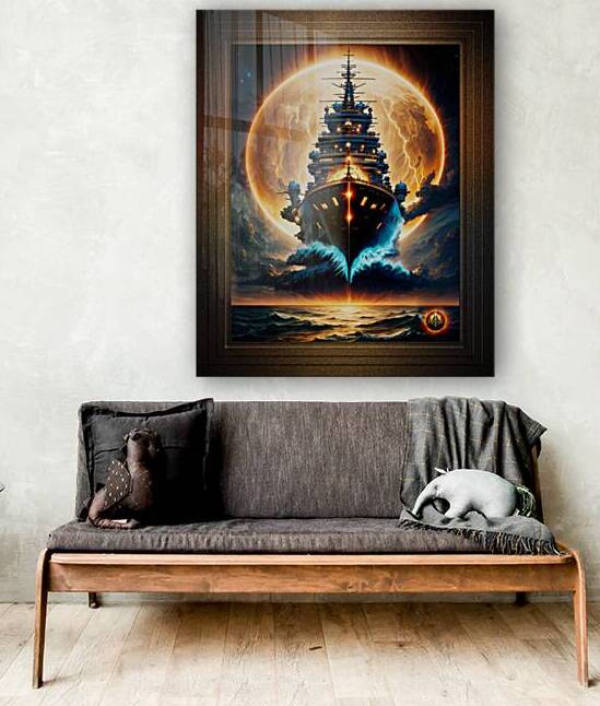Galactic Ghost Ship Of The Seas Searching For Souls AI Concept Art by Xzendor7 by xzendor7