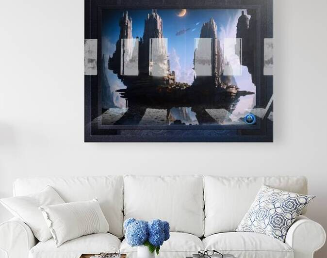 The Crimelunn Outpost On Signai 7 Sci-Fi Fantasy AI Concept Art by Xzendor7 by xzendor7