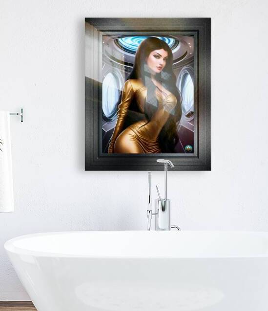 The Lovely Atrania Estaphina Captivating Fantasy AI Concept Art Portrait by Xzendor7 by xzendor7