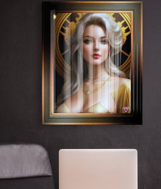 The Captivating Beauty Of Elovia Sevrence Mythological Fantasy AI Concept Art Portrait by Xzendor7 by xzendor7