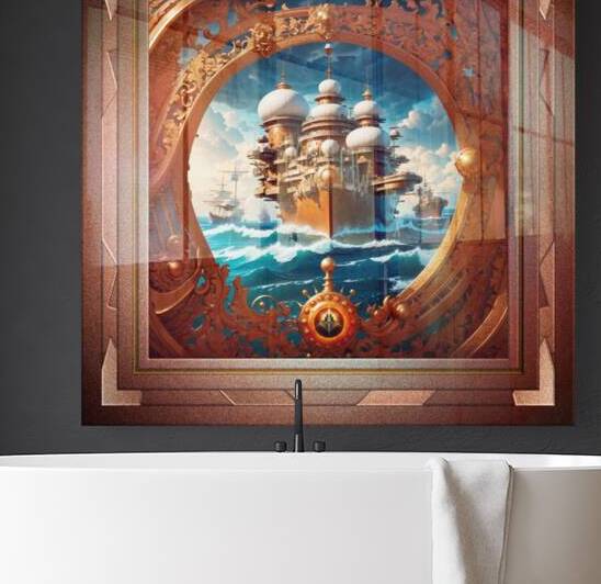 The Explorers Of The Ages Fantasy Seafaring AI Concept Art by Xzendor7 by xzendor7