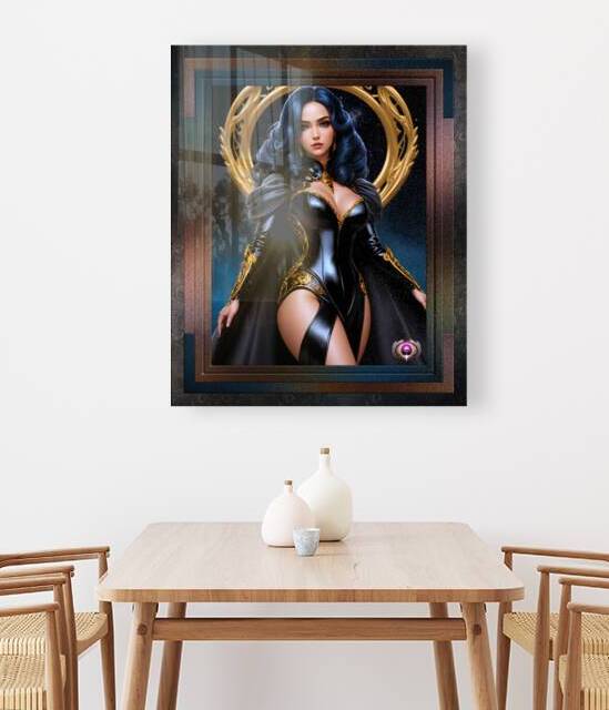 The Dark Princess Usanadita Captivating AI Concept Art Portrait by Xzendor7 by xzendor7