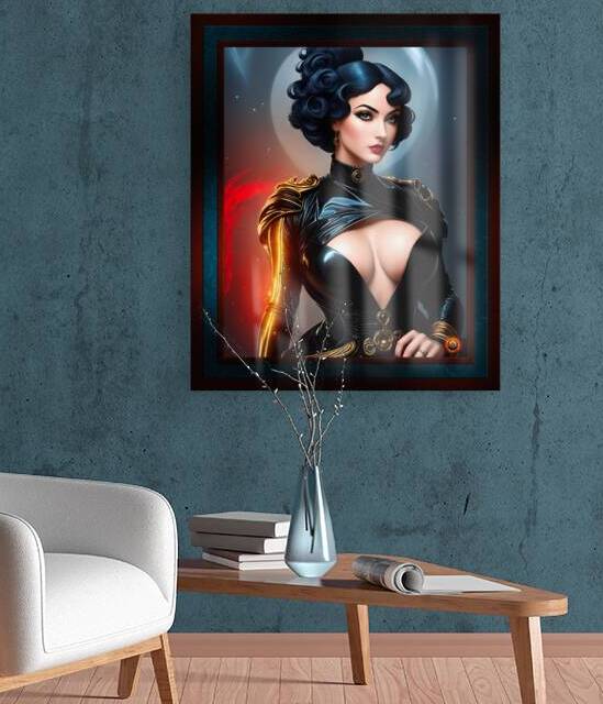 Portrait Of Dalanthia Captivating AI Concept Art by Xzendor7 by xzendor7