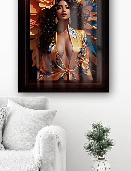 Portrait Of Daniela-Isabella Castoucia Captivating AI Concept Art by Xzendor7 by xzendor7