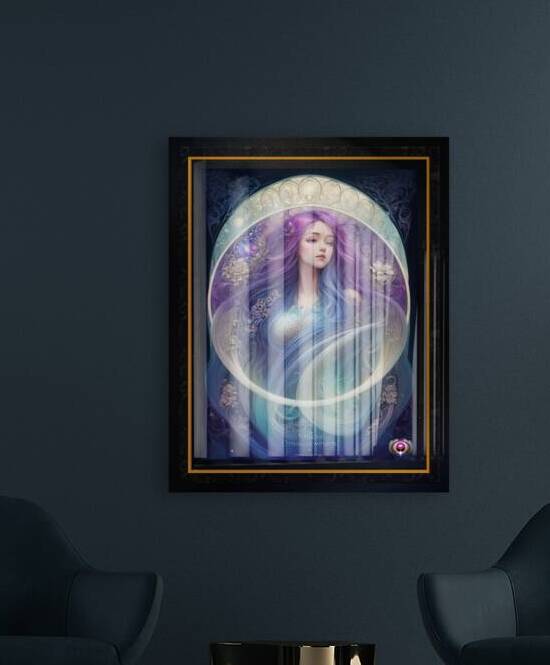 Art Nouveau Allegory Of Spring Maiden Beautiful AI Concept Art by Xzendor7 by xzendor7