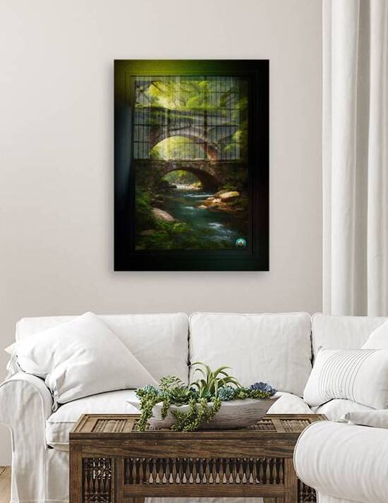 In An Ancient Forest Are Whispers Of The Past Allegorical Landscape AI Concept Art by Xzendor7 by xzendor7