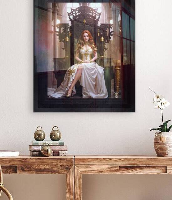 The Seat Of Power A Captivating Portrait Of Straniya Bracellius AI Concept Art by Xzendor7 by xzendor7