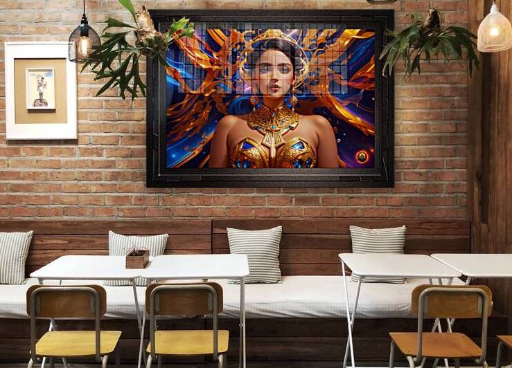 Cosmic Brain Shock Science Fiction Fantasy AI Concept Art Portrait by Xzendor7 by xzendor7