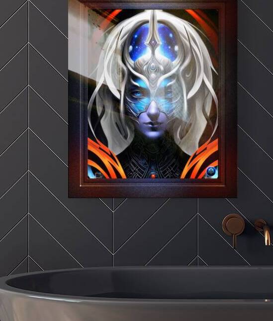 Chrycilla Of The Ogdulian Tribe Beautiful AI Concept Art Portrait by Xzendor7 by xzendor7