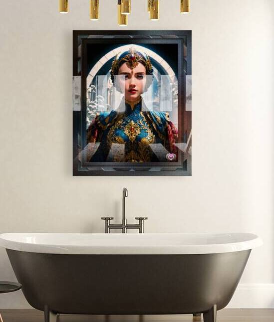Portrait Of Duchess Taiesha Rynash Alluring AI Concept Art by Xzendor7 by xzendor7