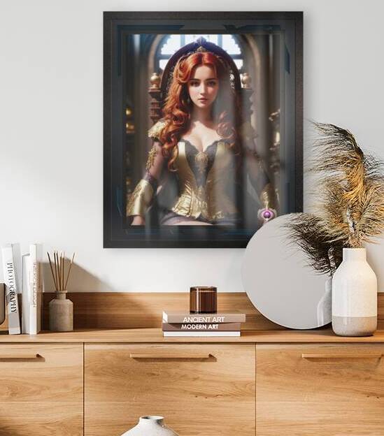 Portrait Of Prina Lindsort Captivating AI Concept Art by Xzendor7 by xzendor7