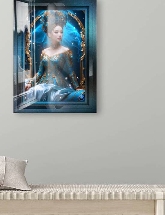 Princess Of The Blue Rose Gorgeous AI Concept Art by Xzendor7 by xzendor7