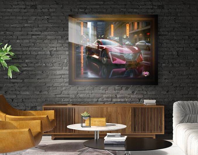 Astrada A17595 Ruby Red High Performance Luxury Sports Coupe AI Concept Art by Xzendor7 by xzendor7