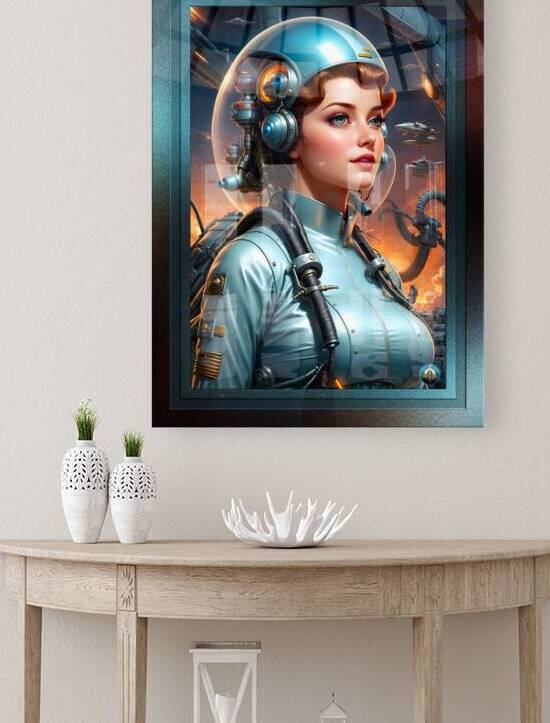 Communication Cadet On An Exploration Run Gorgeous AI Concept Art by Xzendor7 by xzendor7