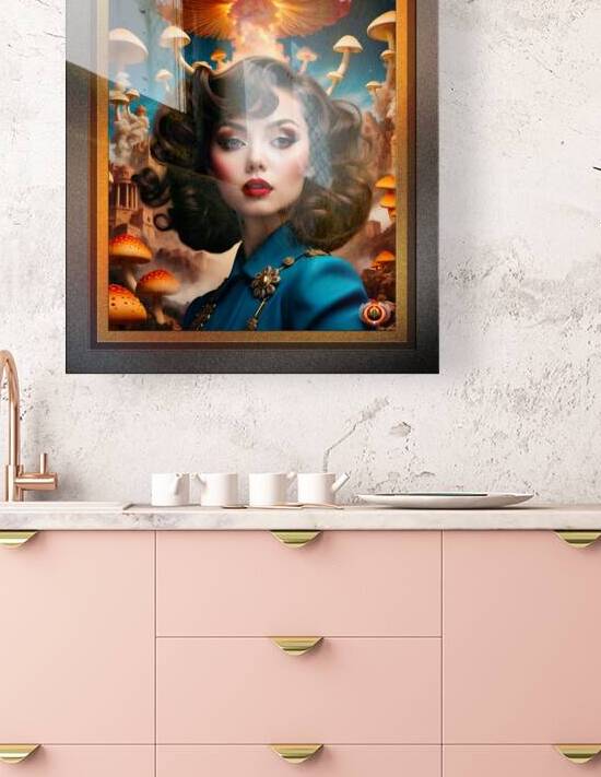 Atomic Mushrooms BARBENHEIMER Retro Fusion Captivating Portrait Art AI Concept Creation by Xzendor7 by xzendor7