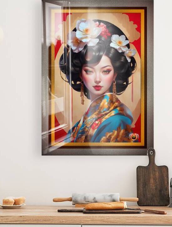 A Portrait Of Asian Elegance Gorgeous AI Concept Art by Xzendor7 by xzendor7