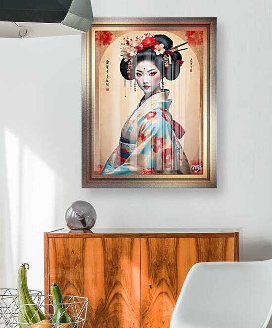 The Captivating Elegance Of The Geisha Captivating AI Concept Art by Xzendor7 by xzendor7