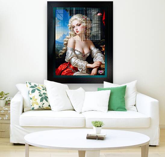 The Enchantress Of Desire Stunning AI Concept Art Portrait by Xzendor7 by xzendor7