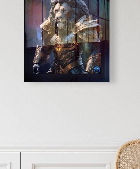 The Lion Lord Of The Land Of Synimian Fantasy Art AI Concept Creation by Xzendor7 by xzendor7