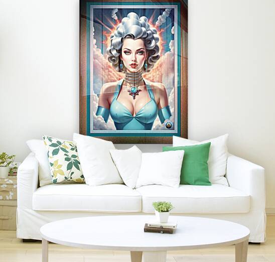 Atomic Age Fashion Barbenheimer Retro Fusion Sci-Fi Fantasy AI Concept Art Portrait by Xzendor7 by xzendor7
