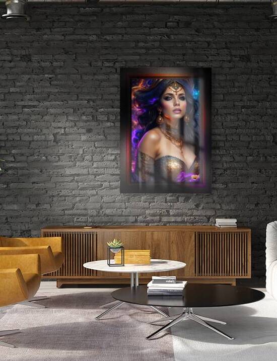 Portrait Of Unariya The Star Queen Gorgeous AI Concept Art by Xzendor7 by xzendor7