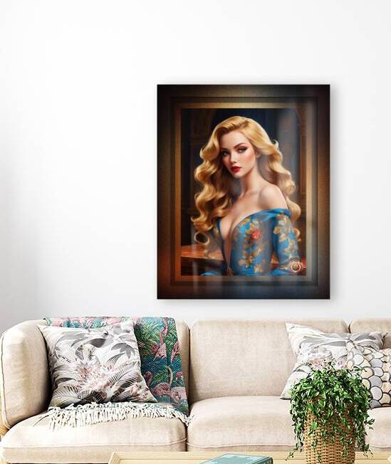 She Who Is Created From The Desire Of The Soul Stunning Portrait AI Concept Art by Xzendor7 by xzendor7