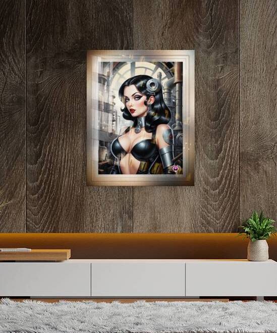 Do You Like My Shop Captivating Gothic Girl Portrait AI Concept Art by Xzendor7 by xzendor7