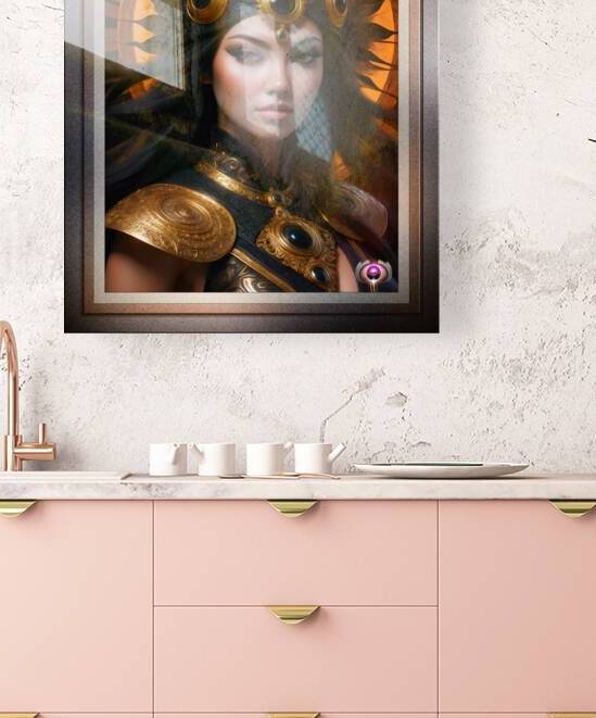The Soothsayer Rhyneera Enchanting AI Concept Art Print by Xzendor7 by xzendor7