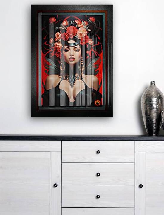 The Grand Reveal Pop Surrealism Mesmerizing AI Concept Art Portrait by Xzendor7 by xzendor7