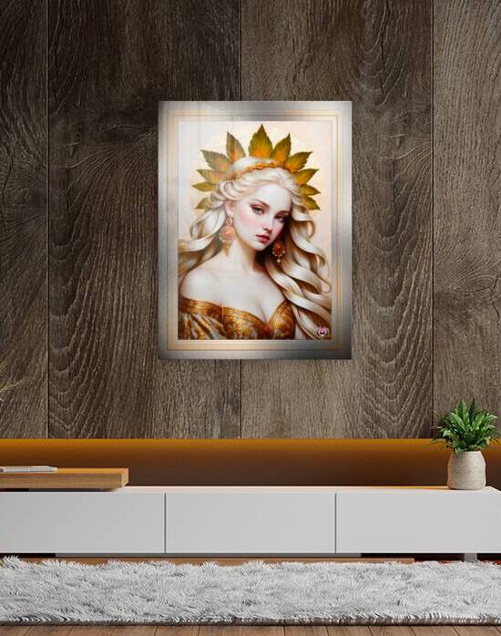 The Essence Of The Goddess Ceres Mesmerizing AI Concept Art Portrait by Xzendor7 by xzendor7
