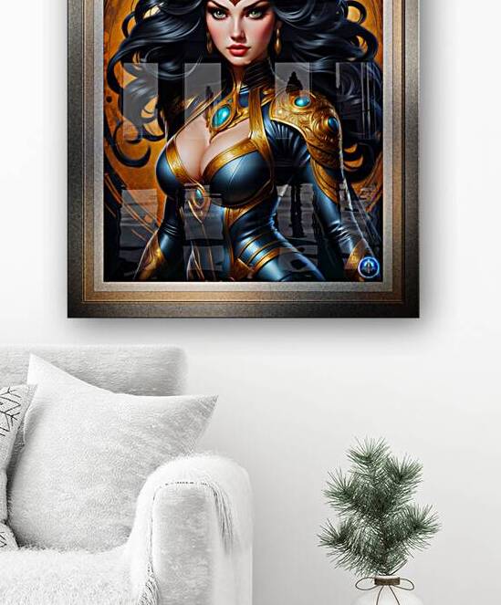 Star Girl Captivating AI Concept Art Anime Girl Portrait by Xzendor7 by xzendor7