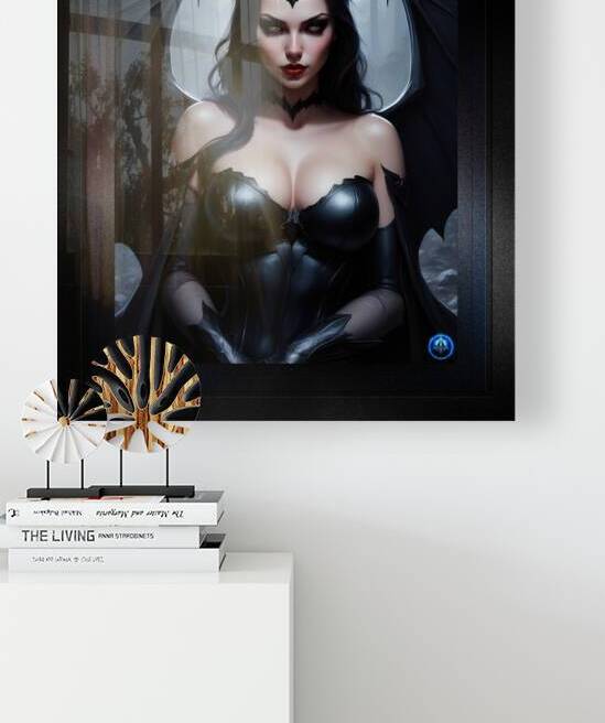 The Vampire Queen In The Black Forest Mesmerizing AI Concept Art by Xzendor7 by xzendor7