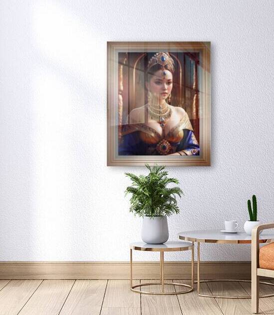 The Elegant Concubine Of Thelous Gorgeous AI Concept Art Portrait by Xzendor7 by xzendor7